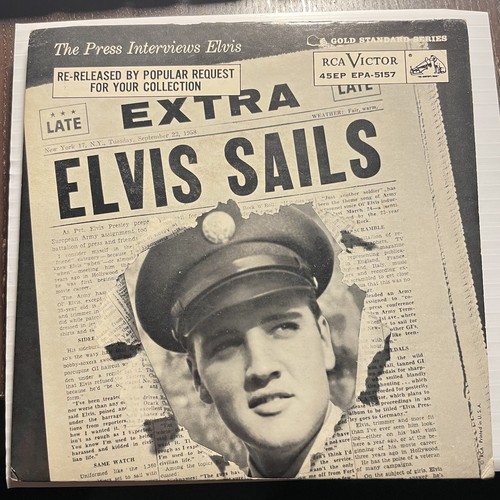 Elvis presley sails - elvis, ep
