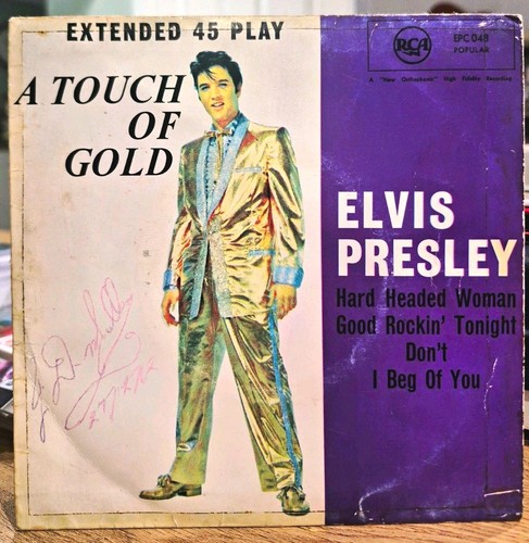 Elvis presley touch gold - of,